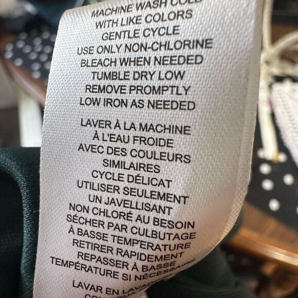 Julia Jordan Dress 16 Teal Floral Midi Puff Sleeve Slit Hem Nordstrom $1… - Picture 8 of 10